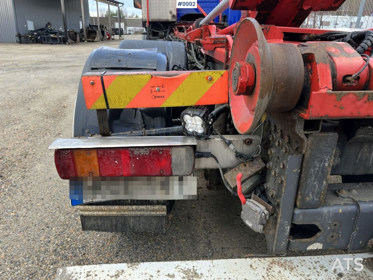 Camión multibasculante Scania P380 Hook truck