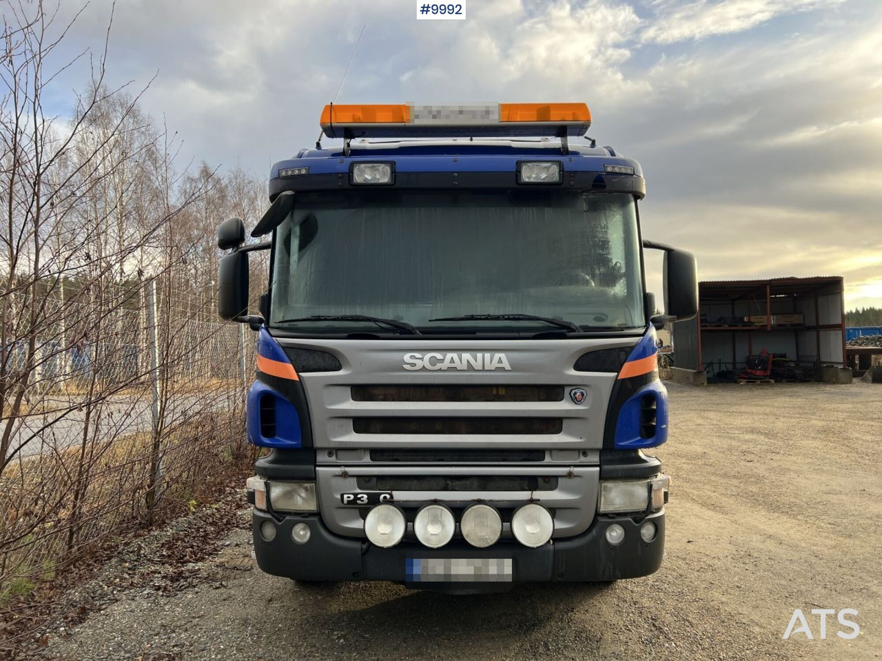 Camión multibasculante Scania P380 Hook truck