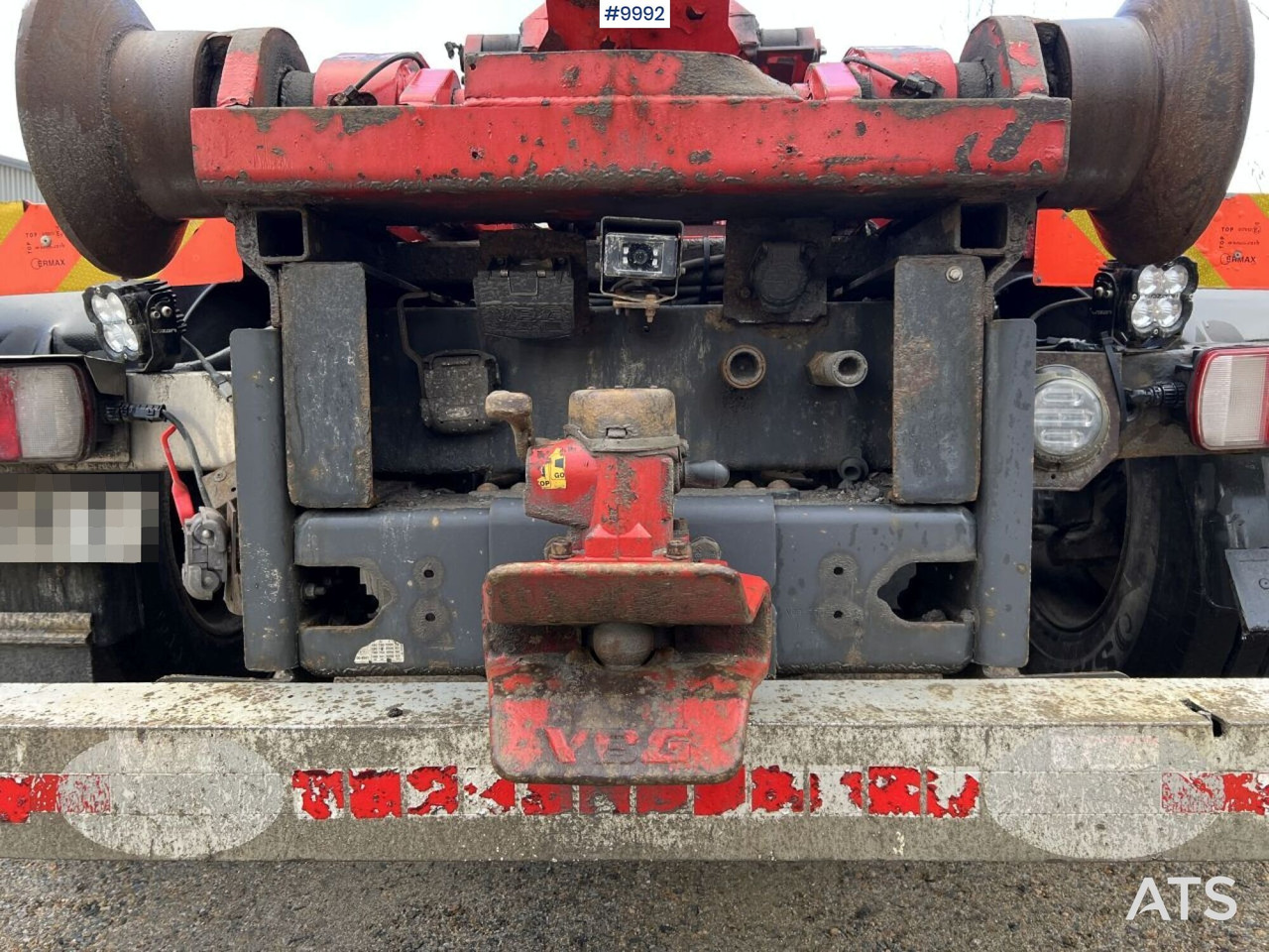 Camión multibasculante Scania P380 Hook truck