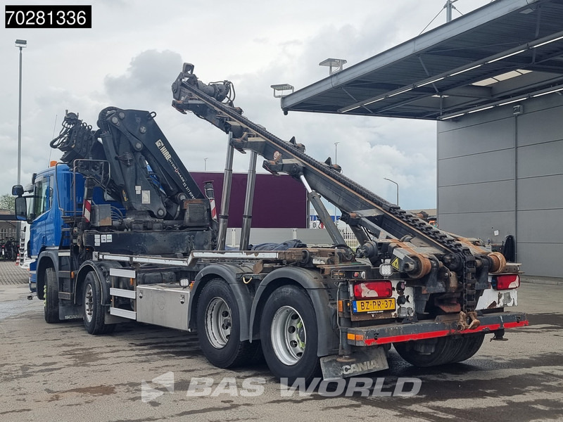 Camión multibasculante Scania P420 8X2 NL-Truck Hiab 377EP-4 Hipro Kran + Transcom TRC28S Euro 5
