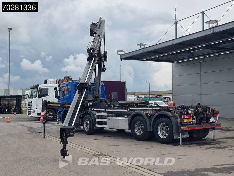 Camión multibasculante Scania P420 8X2 NL-Truck Hiab 377EP-4 Hipro Kran + Transcom TRC28S Euro 5