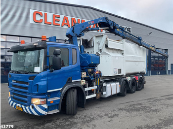 Camión multibasculante Scania P 360 8x2 Hiab 21 Tonmeter laadkraan