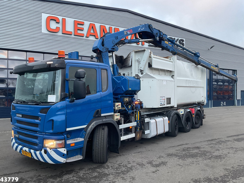 Camión multibasculante Scania P 360 8x2 Hiab 21 Tonmeter laadkraan