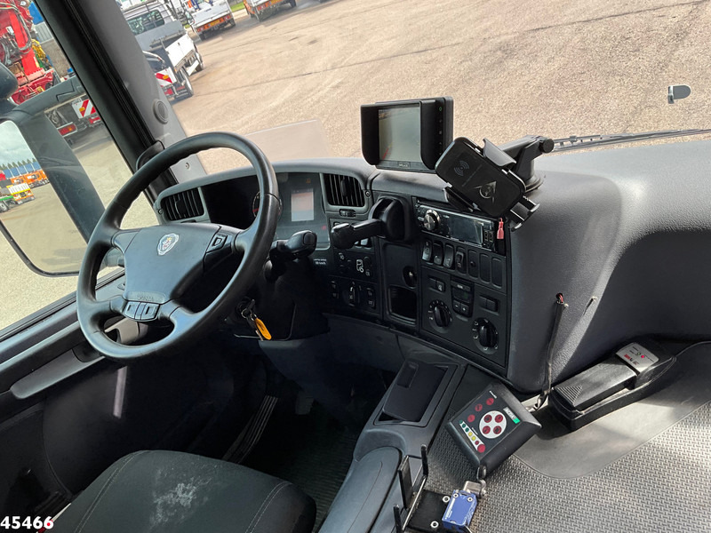 Camión multibasculante Scania P 400 Retarder Hiab 8 Tonmeter laadkraan