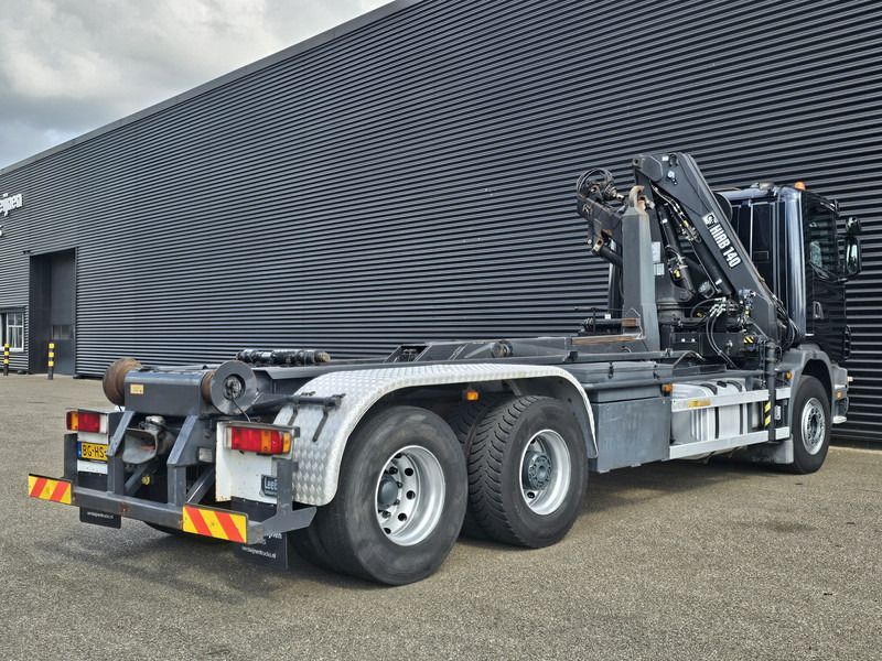 Camión multibasculante Scania R114.340 6x2 / HIAB CRANE + 25T HOOKLIFT