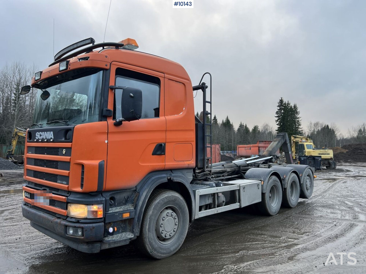 Camión multibasculante Scania R164 Tridem Truck Swap body (VIDEO)