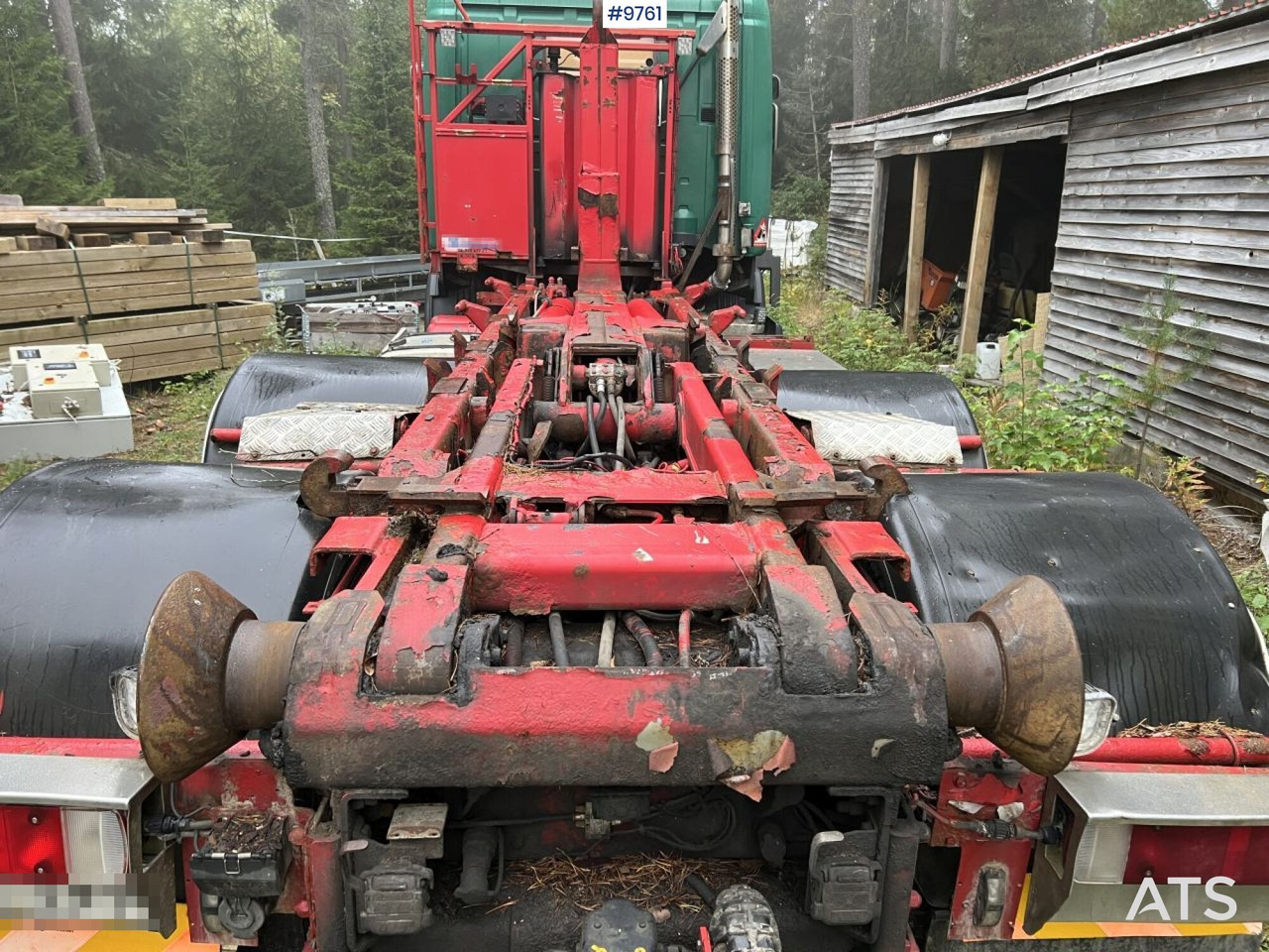 Camión multibasculante Scania R420 Hook Truck