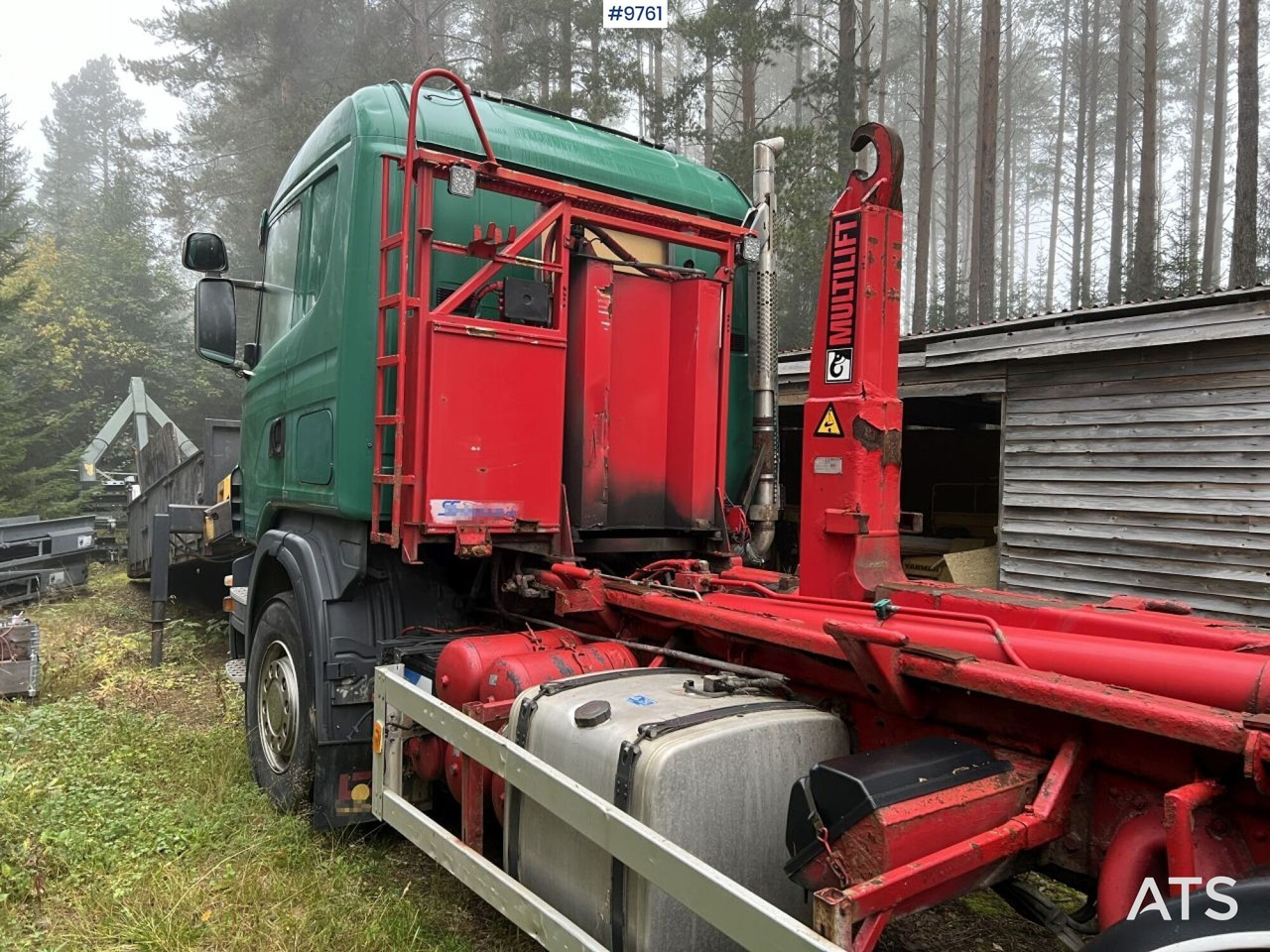Camión multibasculante Scania R420 Hook Truck