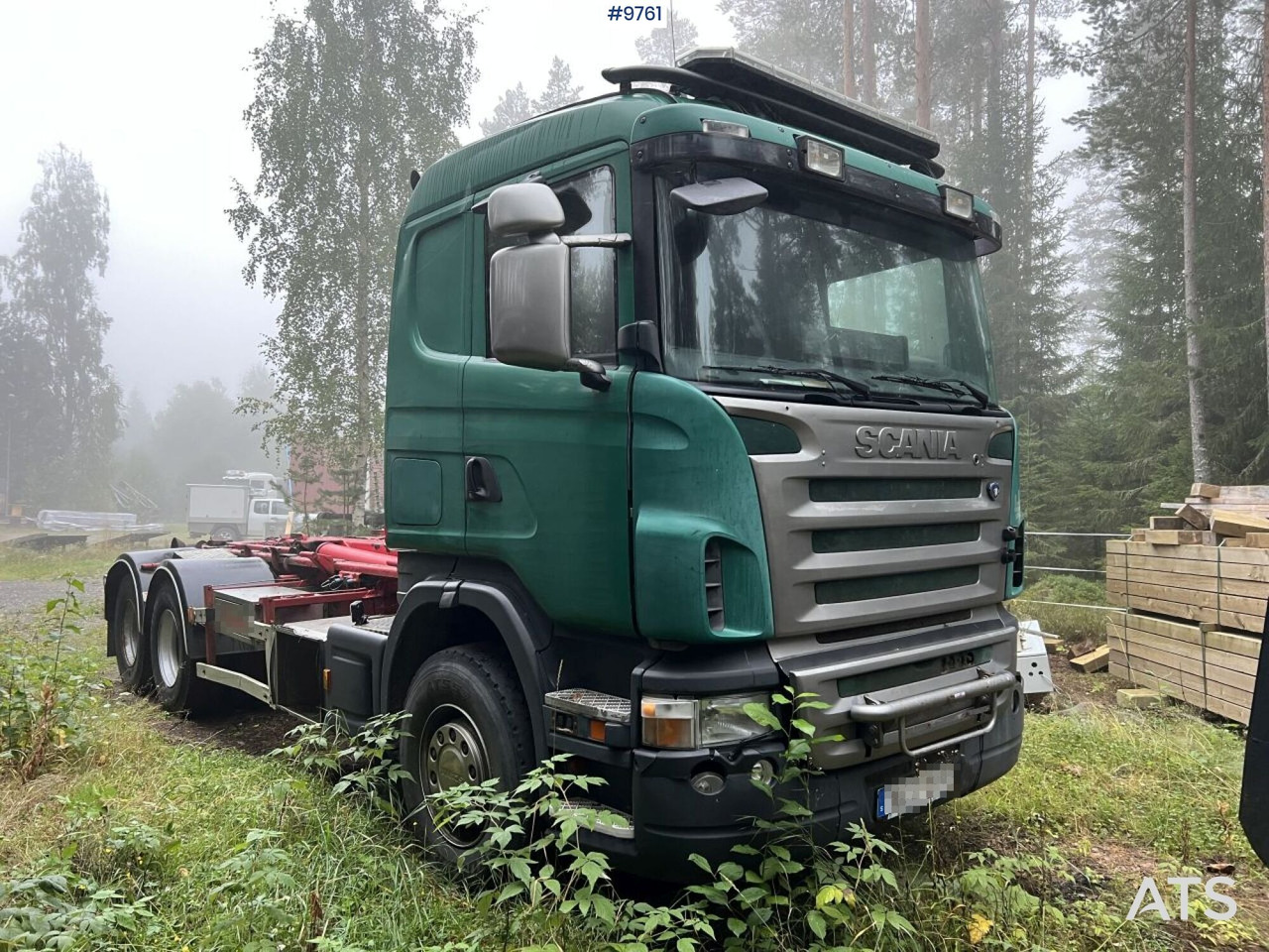 Camión multibasculante Scania R420 Hook Truck