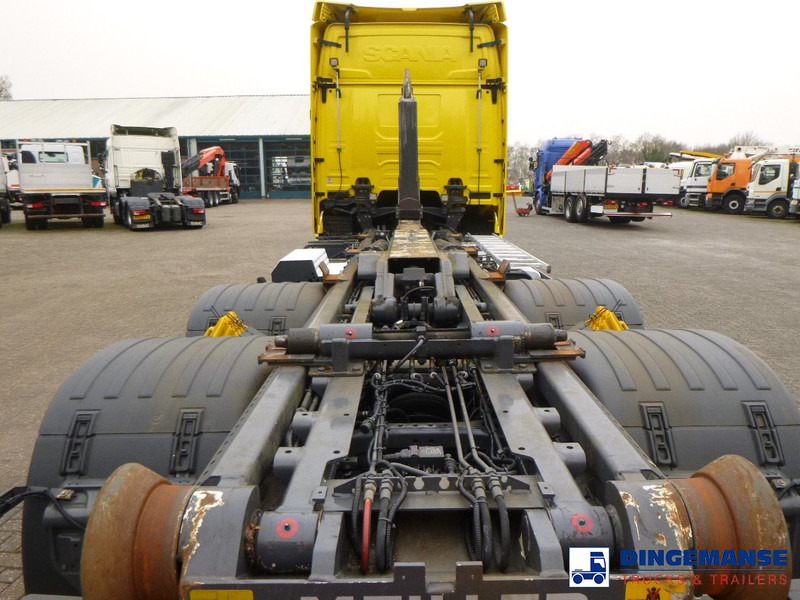 Camión multibasculante Scania R450 6x2 Euro 6C + Retarder + Meiller container hook 18.000 kg