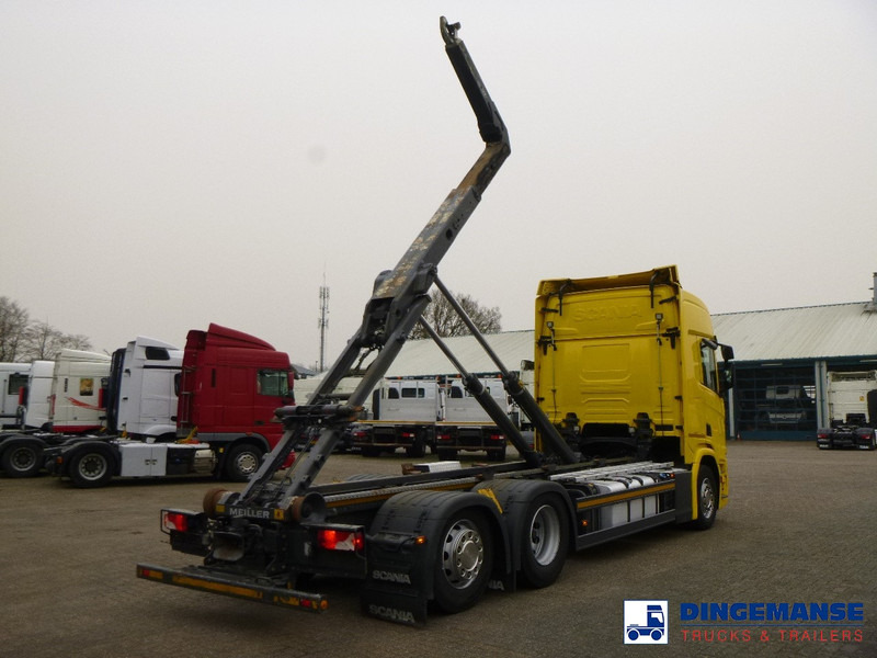 Camión multibasculante Scania R450 6x2 Euro 6C + Retarder + Meiller container hook 18.000 kg