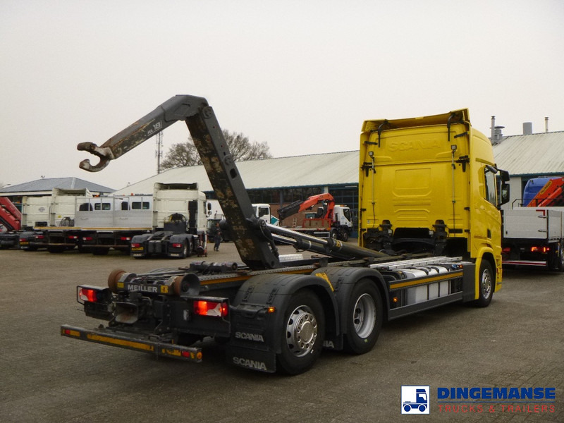 Camión multibasculante Scania R450 6x2 Euro 6C + Retarder + Meiller container hook 18.000 kg