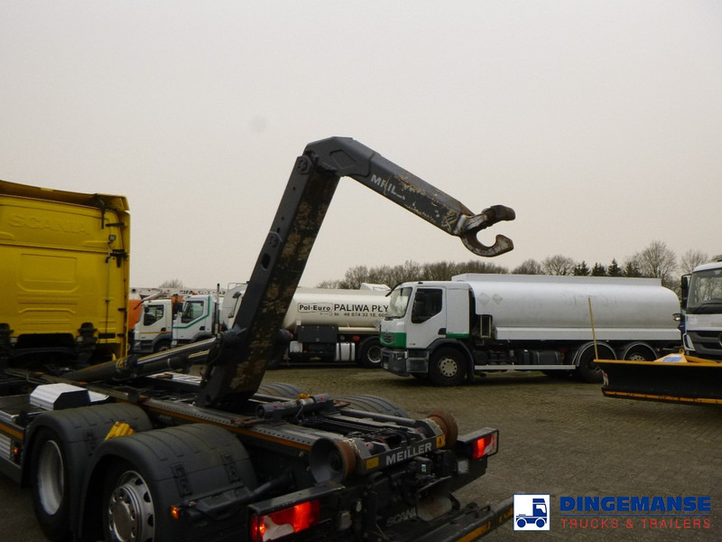 Camión multibasculante Scania R450 6x2 Euro 6C + Retarder + Meiller container hook 18.000 kg