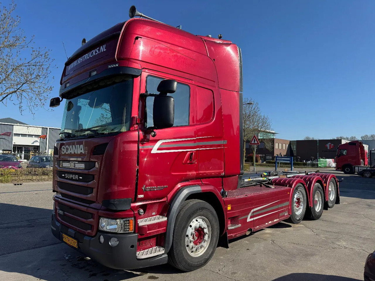 Camión multibasculante Scania R450 8X2 - EURO 6 + JOAB 24T HOOKLIFT + LIFT/STE