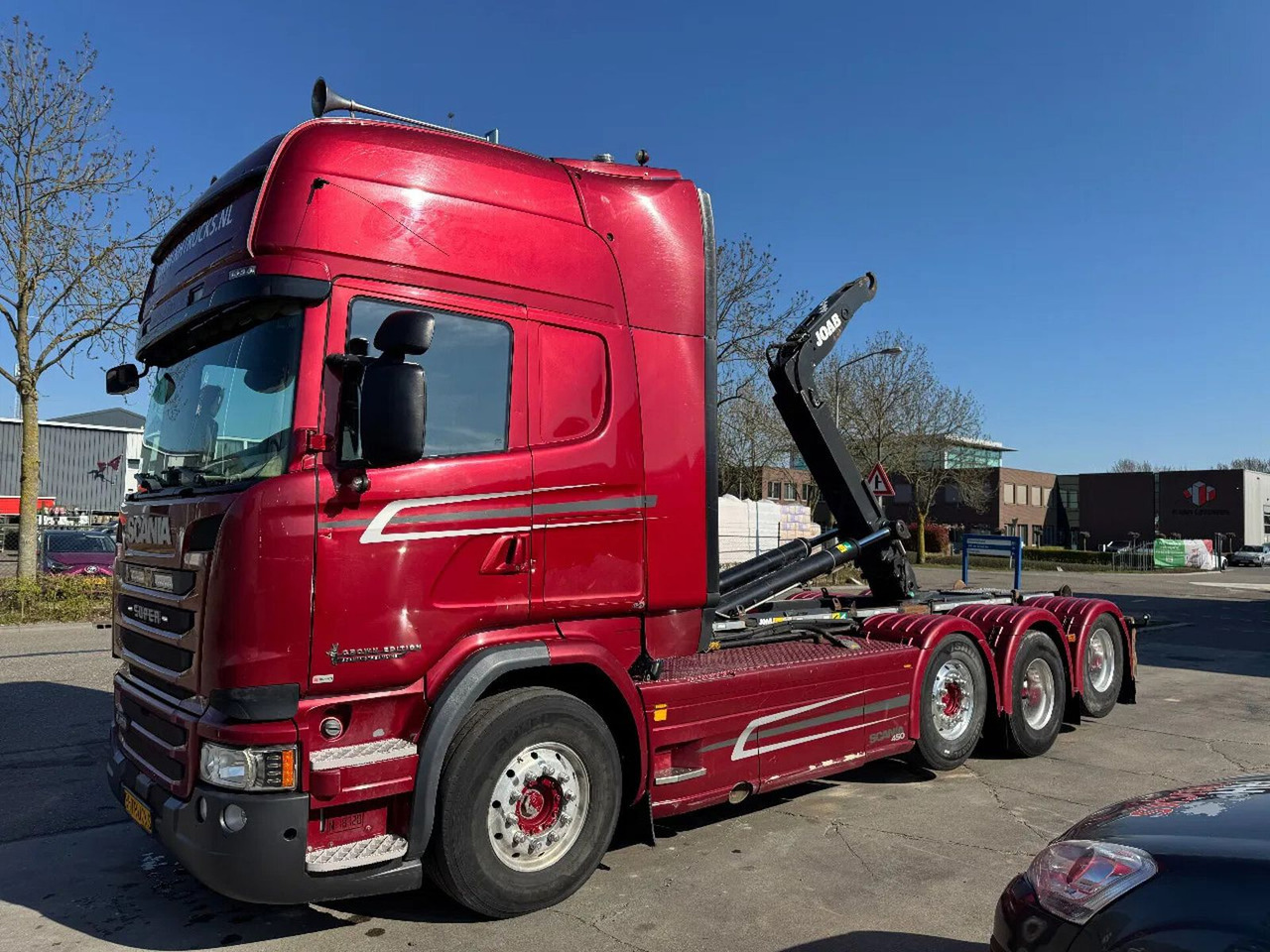 Camión multibasculante Scania R450 8X2 - EURO 6 + JOAB 24T HOOKLIFT + LIFT/STE