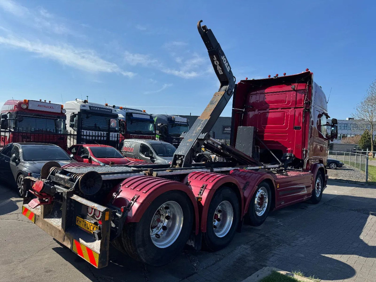 Camión multibasculante Scania R450 8X2 - EURO 6 + JOAB 24T HOOKLIFT + LIFT/STE