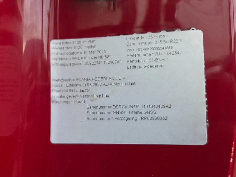 Camión multibasculante Scania R450 8x2 VDL hooklift / full air