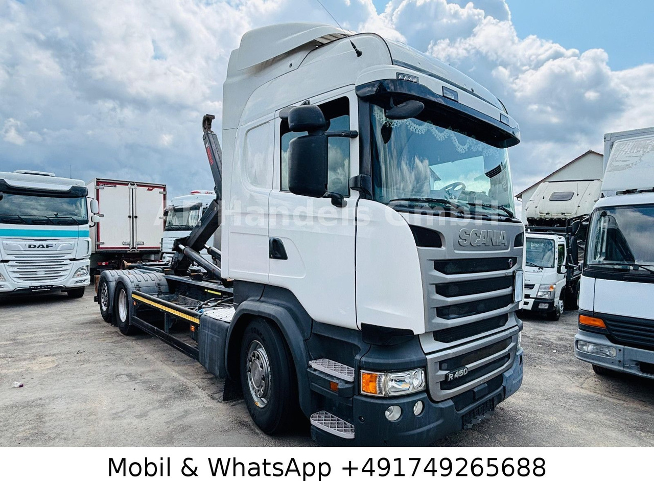 Camión multibasculante Scania R450 LL 6x2 *Retarder/Hiab-OPT20S59/Standklima