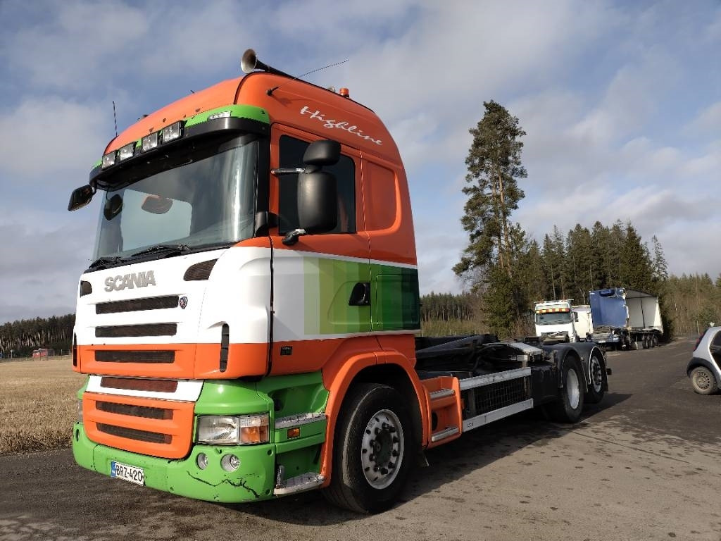 Camión multibasculante Scania R480 6x2 palift koukkulaite, Euro5