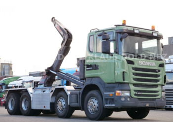 Camión multibasculante Scania R480 Hook lift truck 8x4