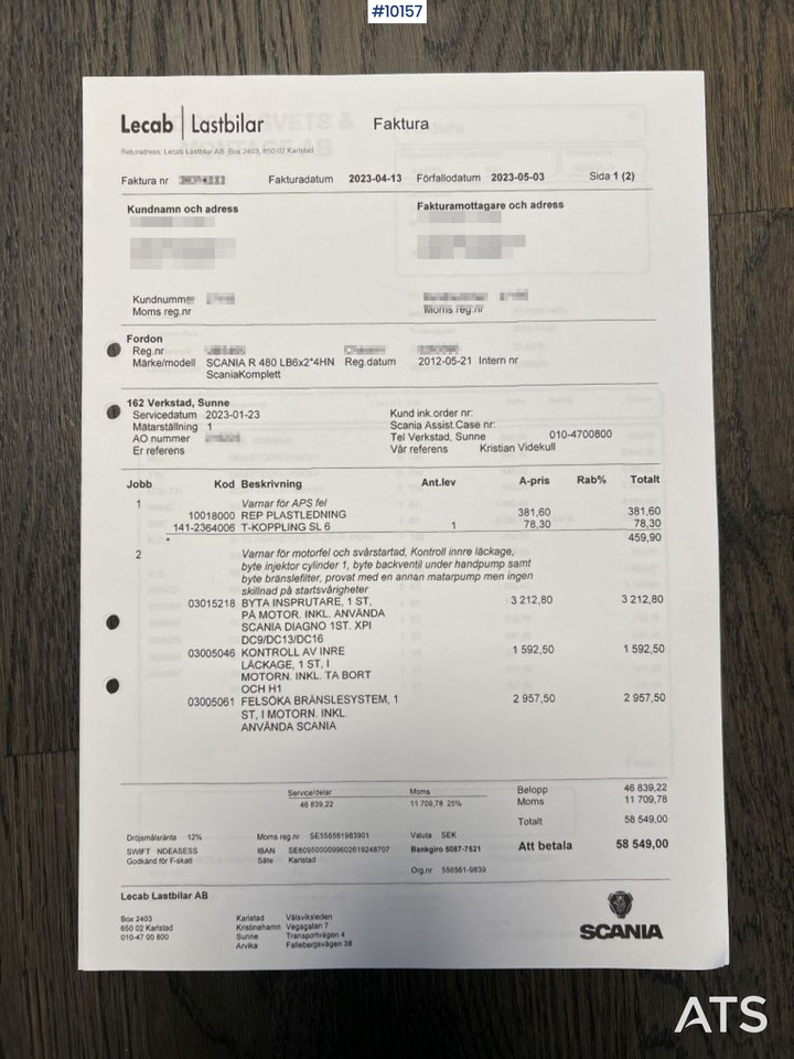 Camión multibasculante Scania R480 Hooklift truck