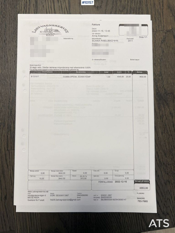 Camión multibasculante Scania R480 Hooklift truck