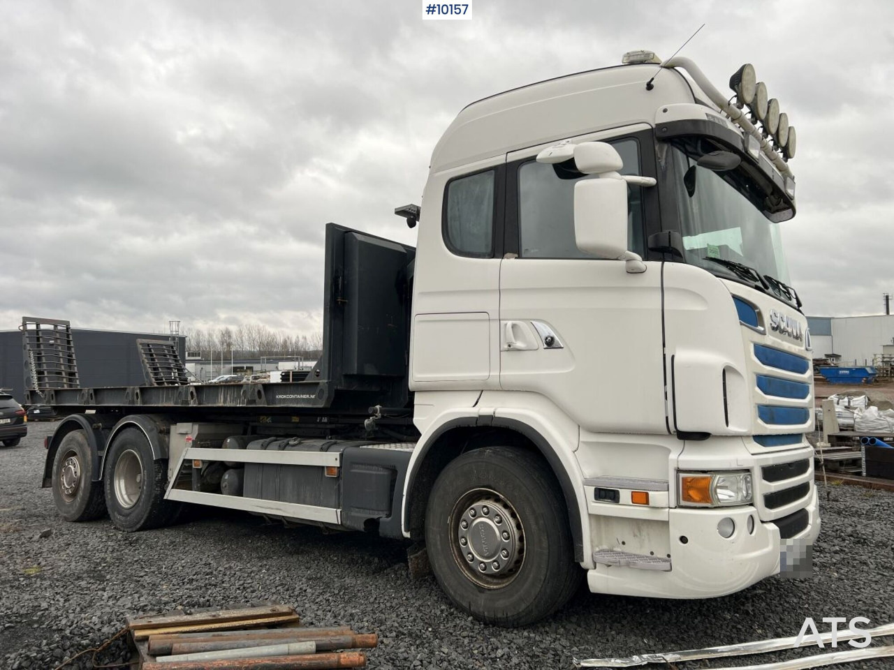 Camión multibasculante Scania R480 Hooklift truck