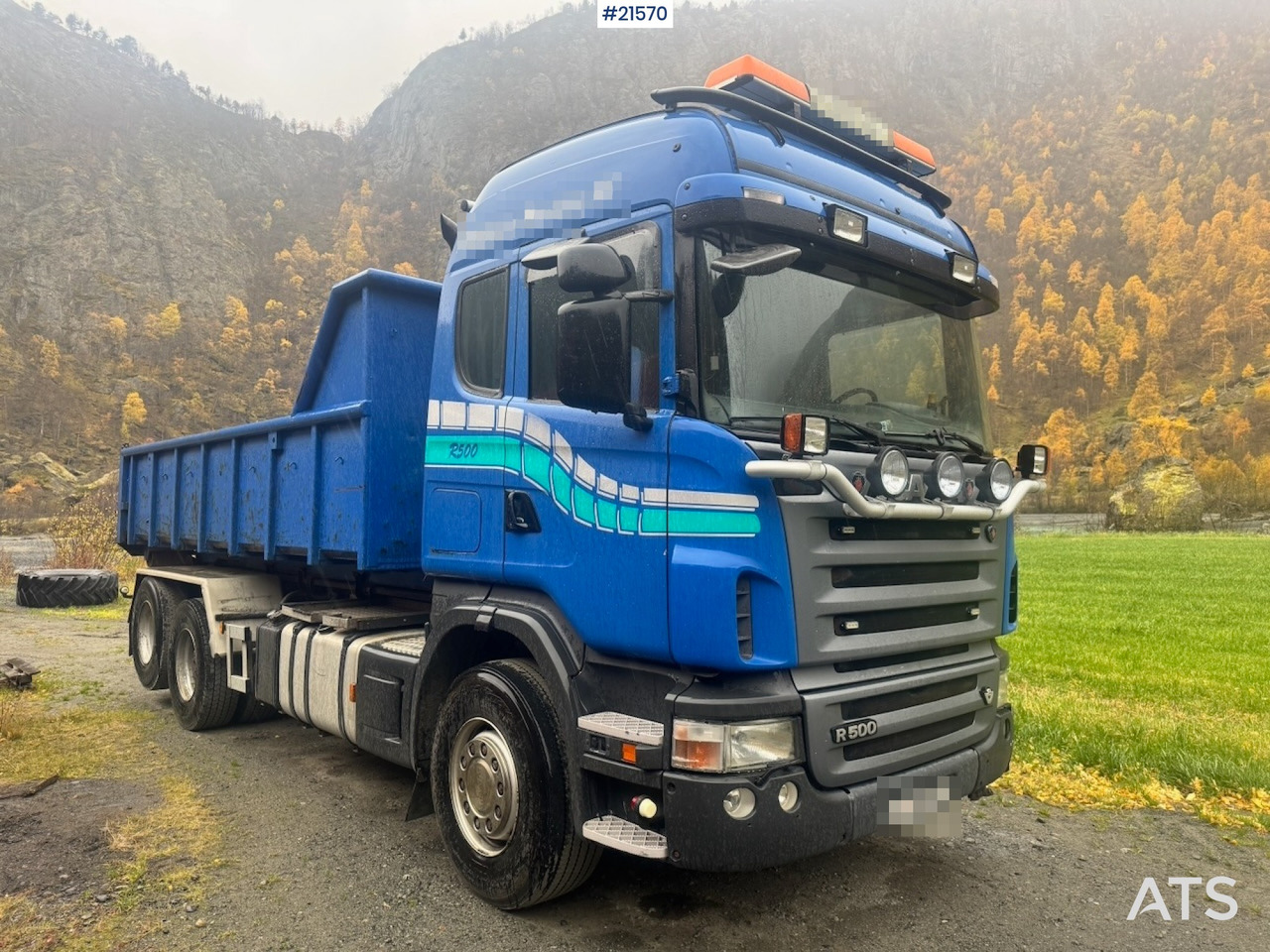 Camión multibasculante Scania R500 Krokbil m/ Kasse
