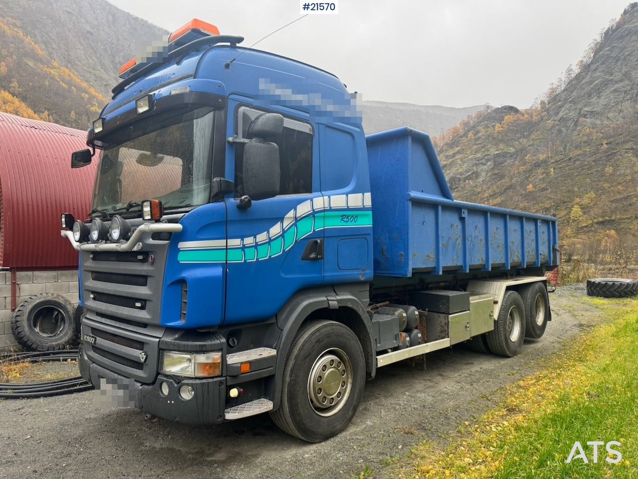 Camión multibasculante Scania R500 Krokbil m/ Kasse