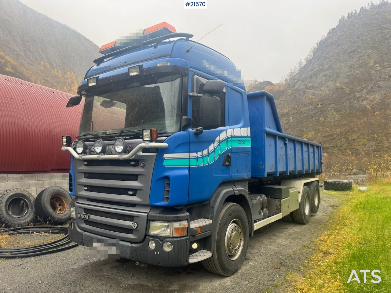 Camión multibasculante Scania R500 Krokbil m/ Kasse