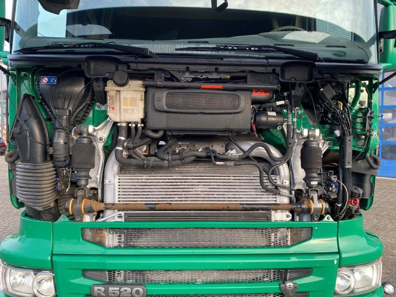 Camión multibasculante Scania R520 V8 / 8X4 / BIG AXLE / AJK HOOKLIFT 30TON / LIFT+LENKACHSE / NAVI / LEATHER / FULL-AIR / AUTOMATIC / EURO-6 / 2015