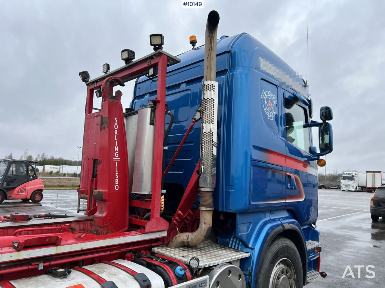 Camión multibasculante Scania R560 Tridem Hooklift Truck