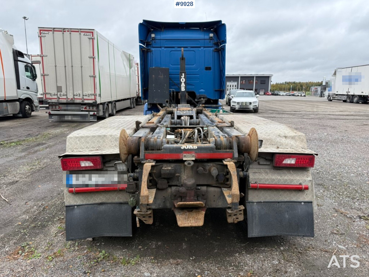 Camión multibasculante Scania R580 Hook truck