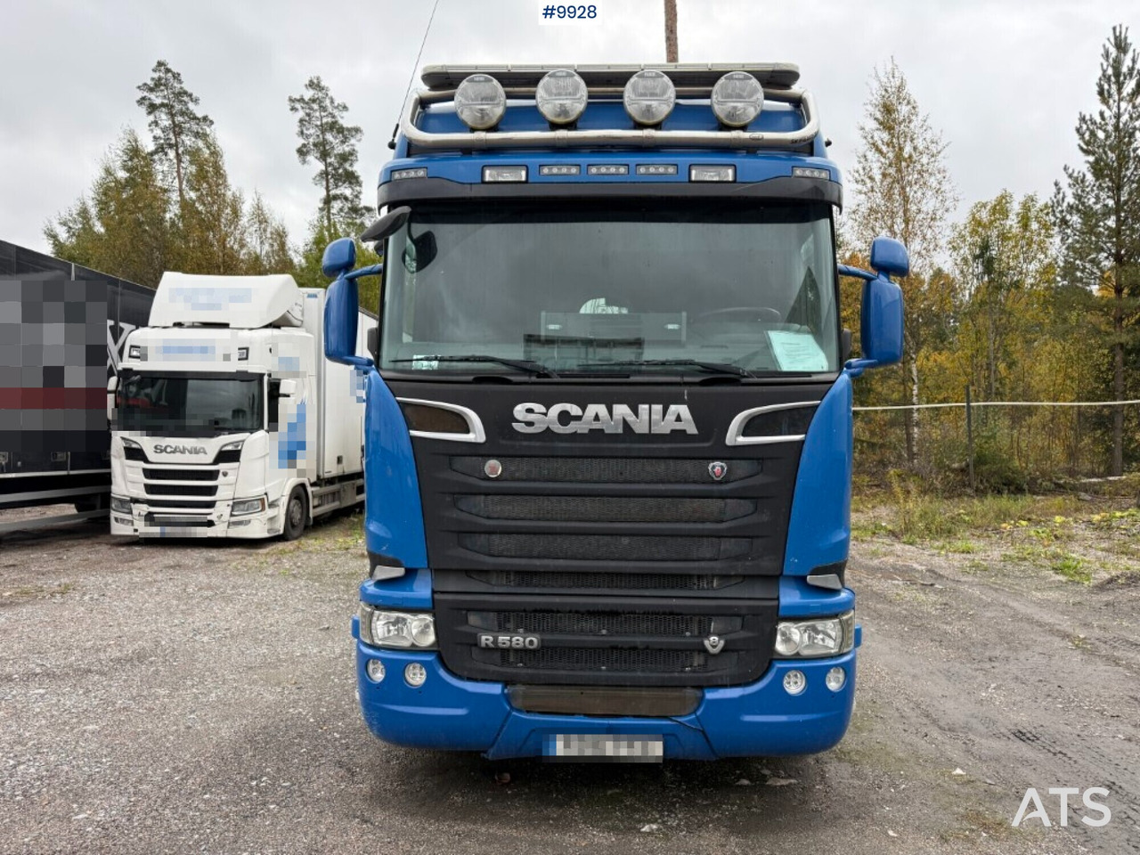 Camión multibasculante Scania R580 Hook truck