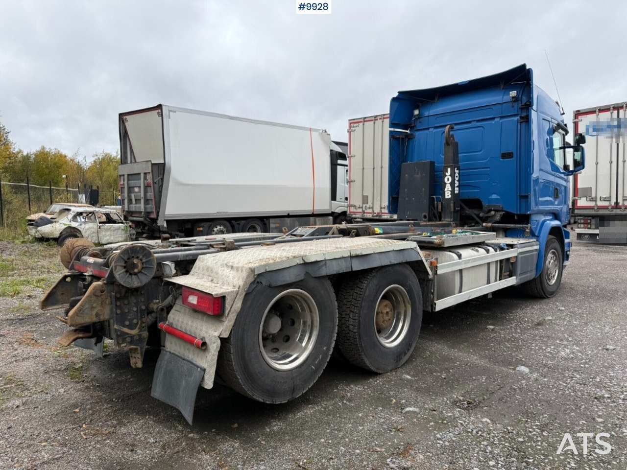 Camión multibasculante Scania R580 Hook truck