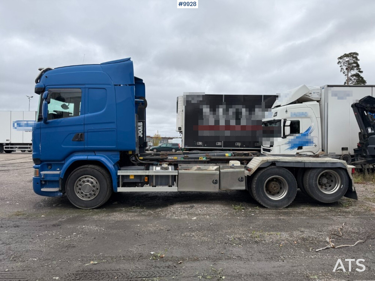 Camión multibasculante Scania R580 Hook truck