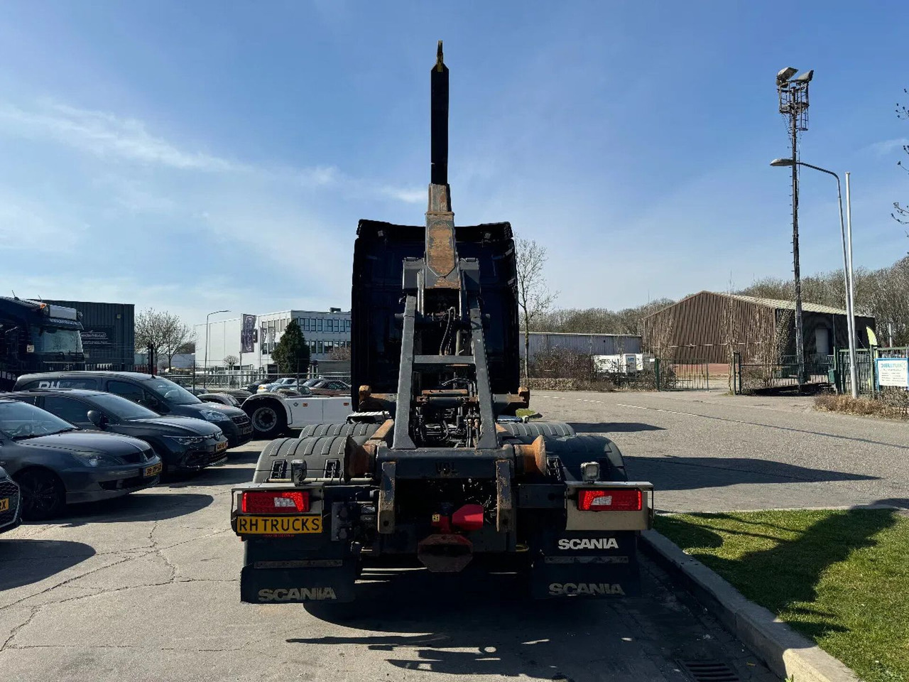 Camión multibasculante Scania R580 V8 6X2 VDL HOOK 20T RETARDER EURO 6 2 UNITS