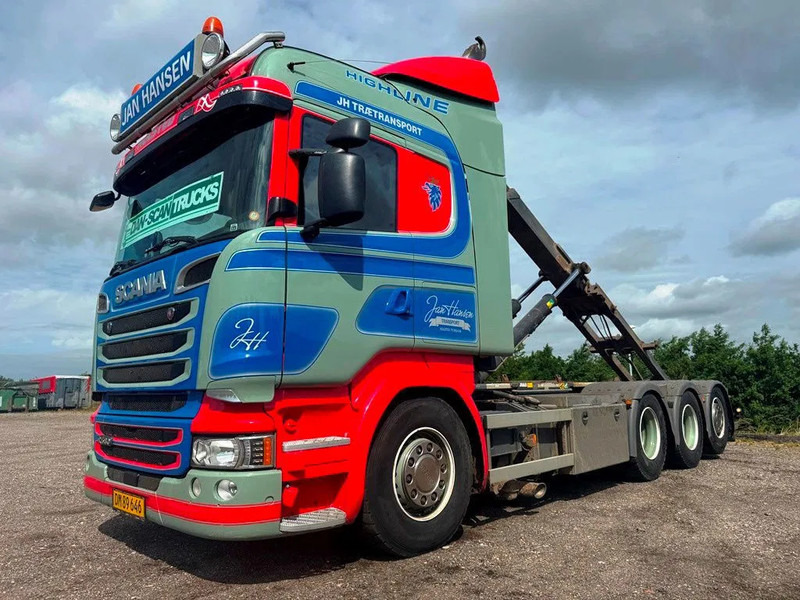 Camión multibasculante Scania R580 V8 hoglift. Air / Air suspension.
