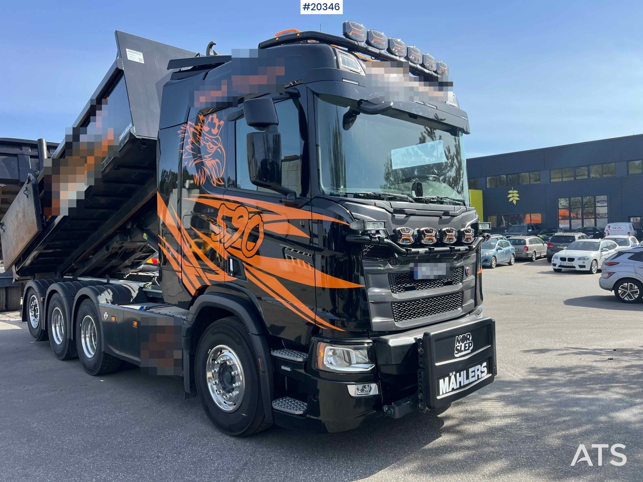 Camión multibasculante Scania R590
