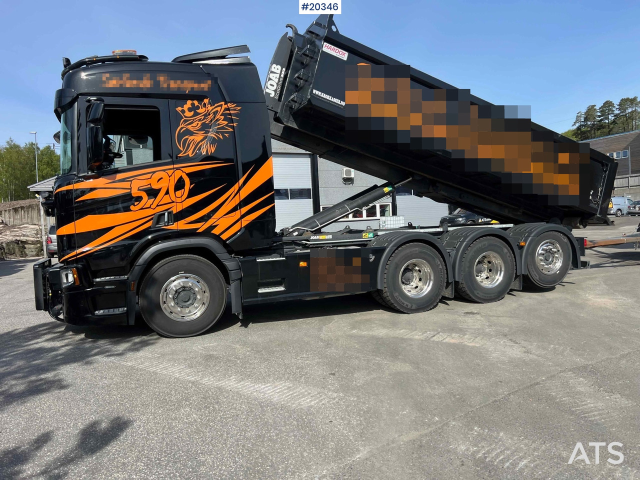 Camión multibasculante Scania R590