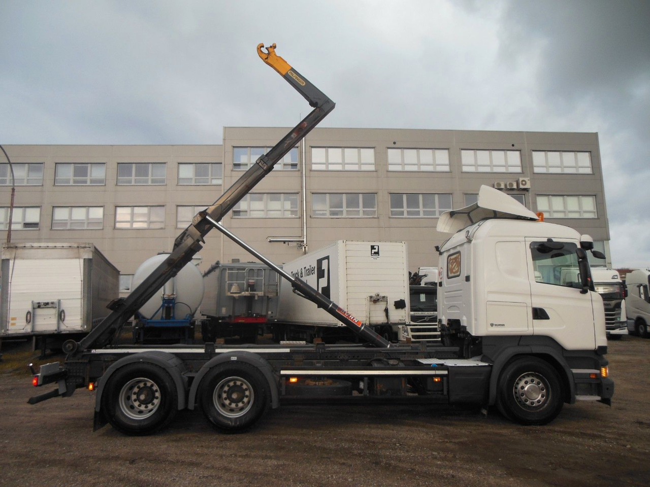 Camión multibasculante Scania R 450, 6X4, RETARDER, PALFINGER T20