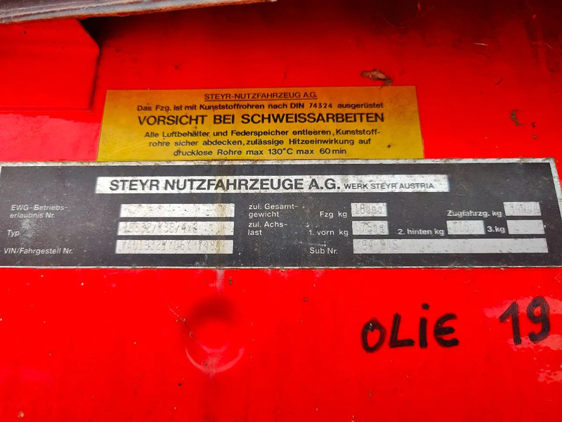 Camión multibasculante Steyr 19S31 19S32 Container Marrel