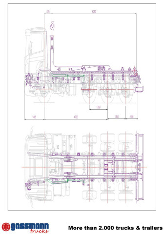 Camión multibasculante T20-57-S Abrollanlage