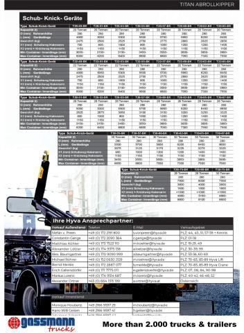 Camión multibasculante T26-55-S Abrollanlage
