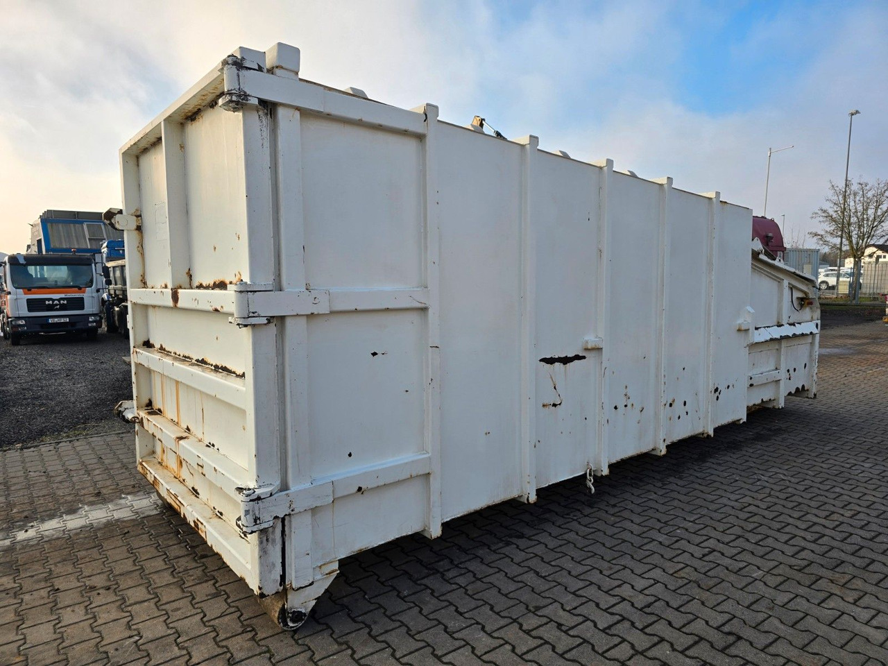 Camión multibasculante Tollense Presscontainer Presse Abrollcontainer