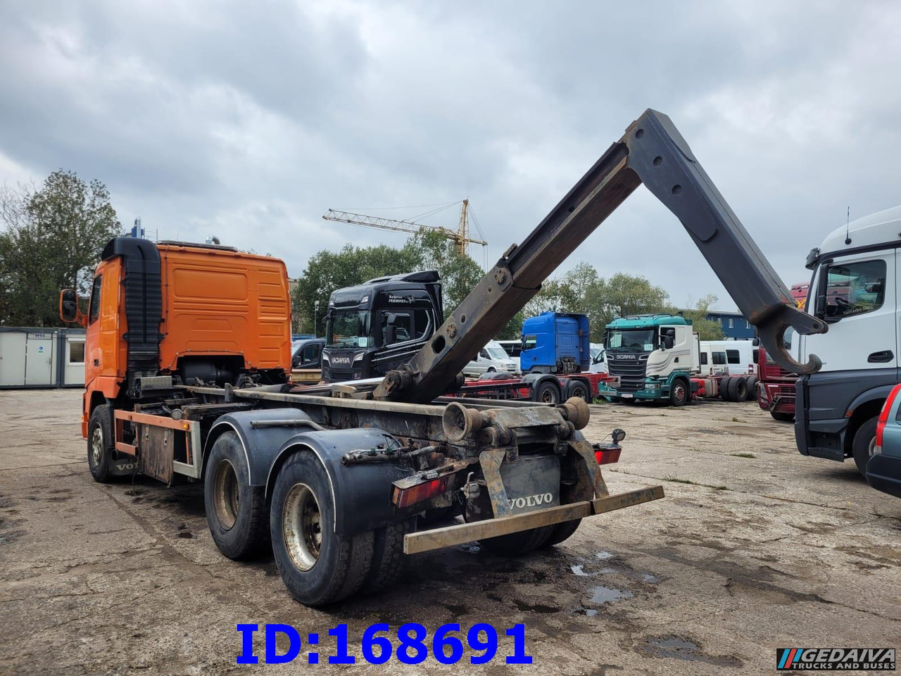 Camión multibasculante VOLVO FH12 380HP 6x2 10tyre Hook Tipper