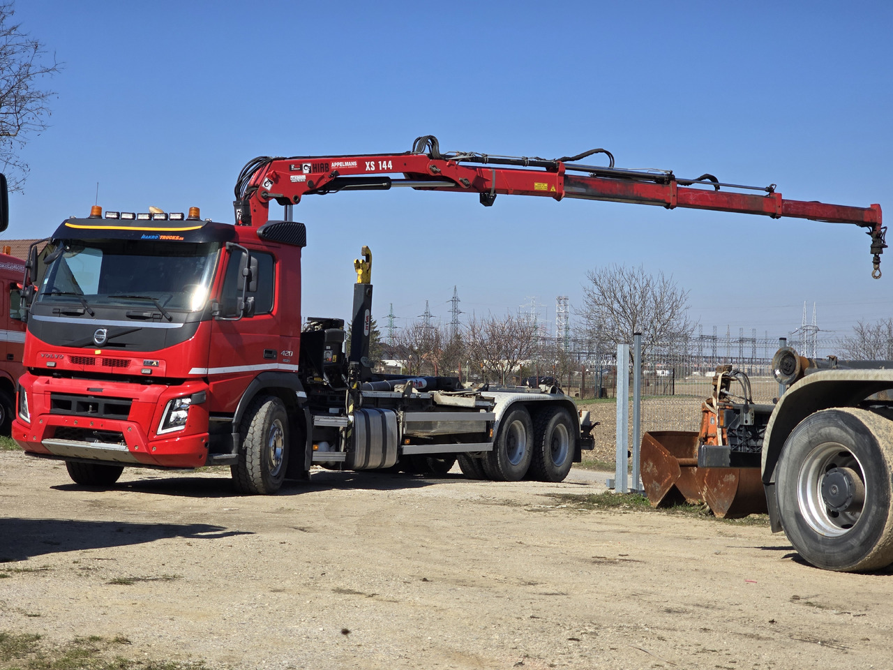Camión multibasculante VOLVO FMX 420 6X4 / HIAB 144B-hiduo / hook system