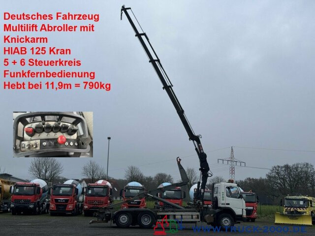 Camión multibasculante Volvo 340 HIAB Kran 11,9m=790kg 5+6 Steuerkreis Klima
