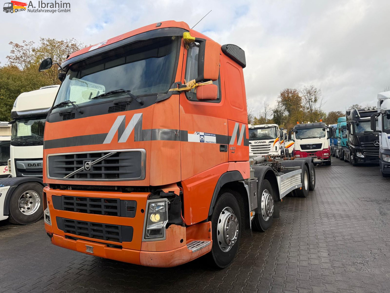 Camión multibasculante Volvo FH12-420 8x2 Fahrzeugpapiere Schweiz