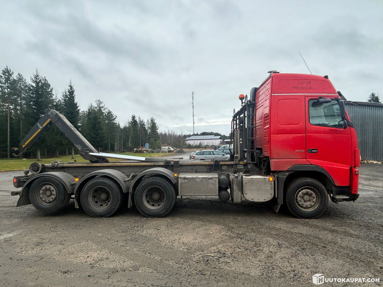 Camión multibasculante Volvo FH16 hooklift truck. 2010, Kalajoki